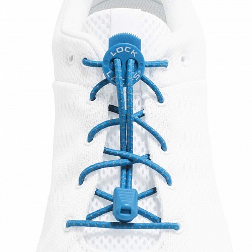 LOCK LACES  (TEAL BLUE)