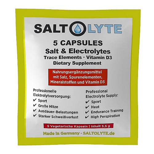 SALTOLYTE 5 Capsules - Salt- & Electrolytes ( 15 )