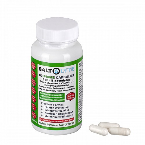 SALTOLYTE 60 PRIME Capsules - Salt- & Electrolytes + Cafeine