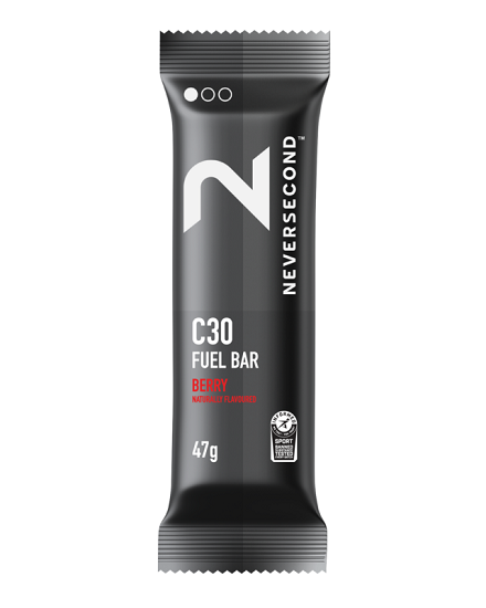 NEVERSECOND C30 Fuel Bar, Berry 47g